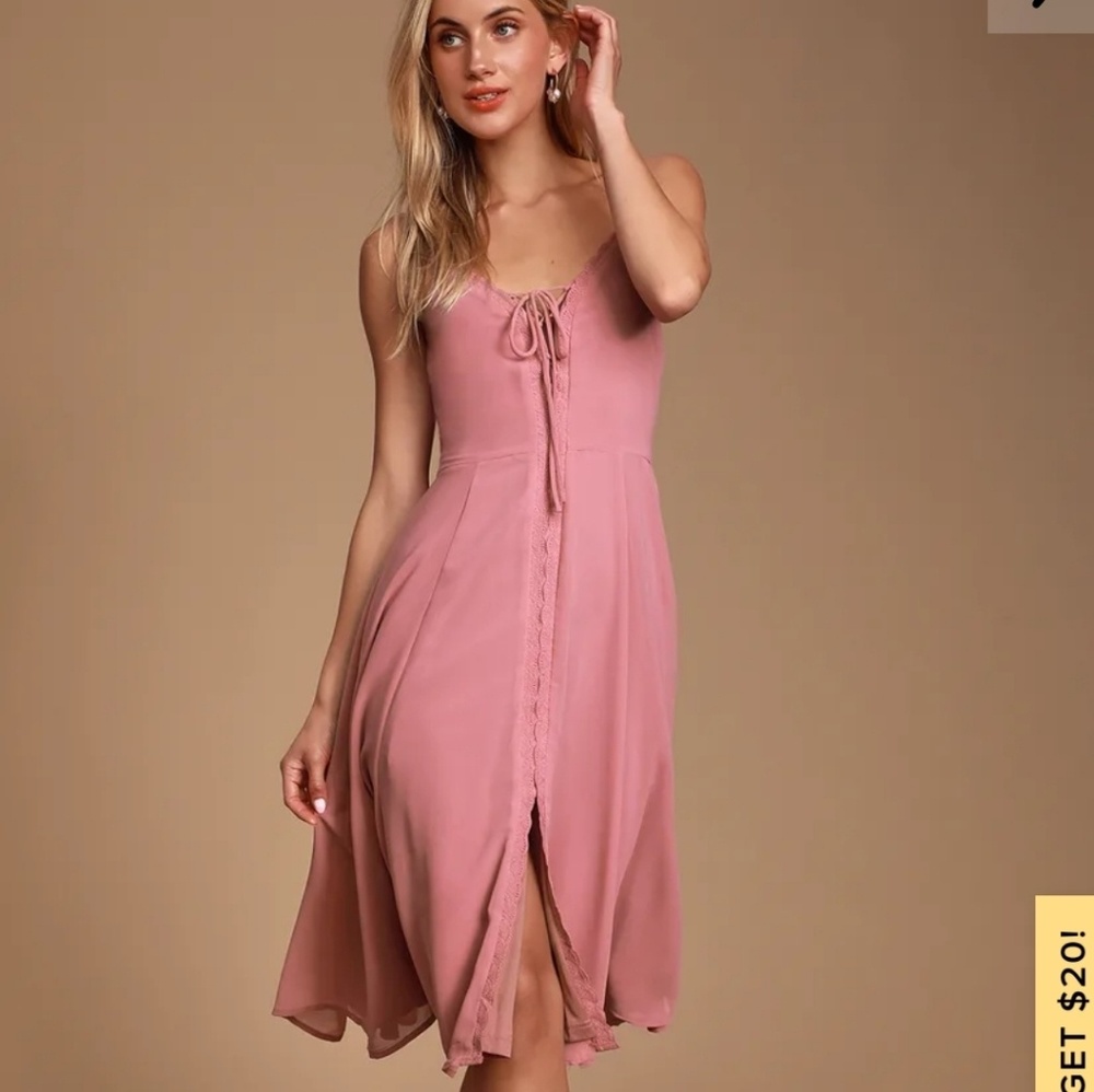 🎉SOLD🎉 Pink Midi dress